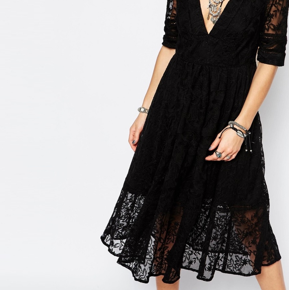 Free People Mountain Laurel Lace Dress
